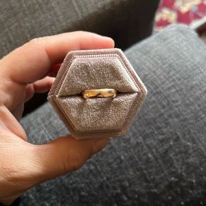 14k rose gold 4mm wedding band